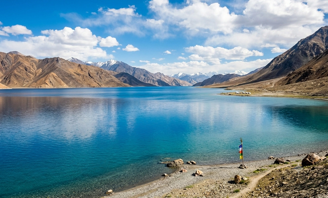 Pangong Tso Lake - one of the top highlights of Ladakh trip
