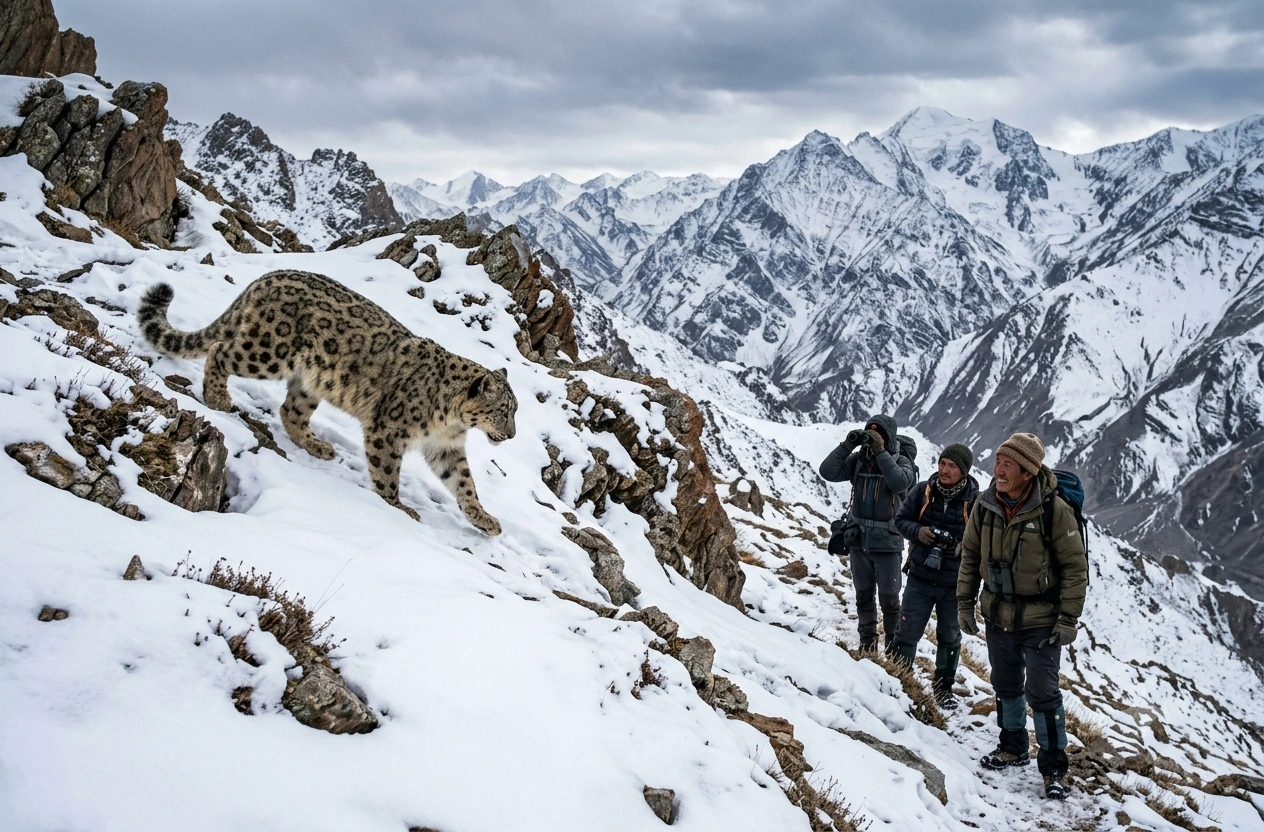 Snow Leopard Wildlife Tours in Zanskar – guided sightings in Hemis National Park